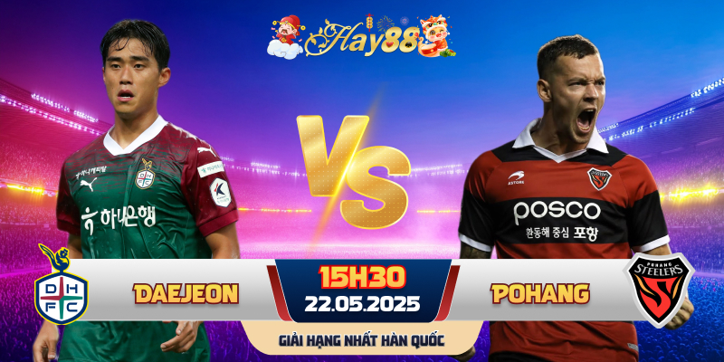Dự đoán bóng đá Daejeon Citizen vs Pohang Steelers
