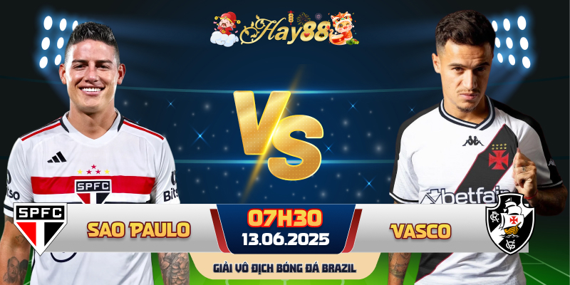 Dự đoán bóng đá Sao Paulo vs Vasco da Gama